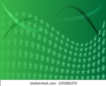 Concept star wavy design. Eps 10 vector background. Gradient mesh included - Vector