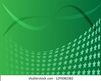 Concept star wavy design. Eps 10 vector background. Gradient mesh included - Vector