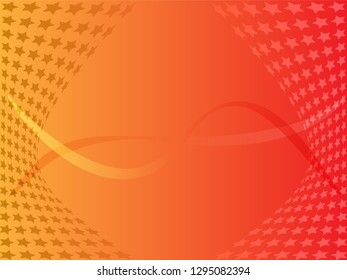 Concept star wavy design. Eps 10 vector background. Gradient mesh included - Vector