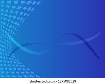 Concept star wavy design. Eps 10 vector background. Gradient mesh included - Vector