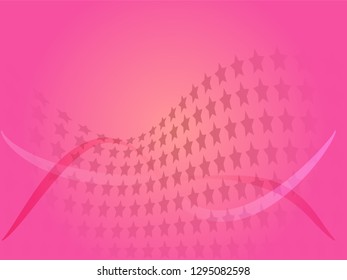 Concept star wavy design. Eps 10 vector background. Gradient mesh included - Vector