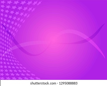 Concept star wavy design. Eps 10 vector background. Gradient mesh included - Vector