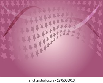 Concept star wavy design. Eps 10 vector background. Gradient mesh included - Vector