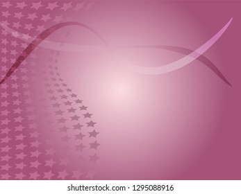 Concept star wavy design. Eps 10 vector background. Gradient mesh included - Vector