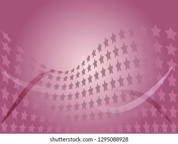 Concept star wavy design. Eps 10 vector background. Gradient mesh included - Vector