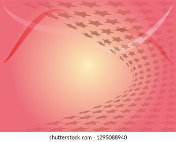 Concept star wavy design. Eps 10 vector background. Gradient mesh included - Vector