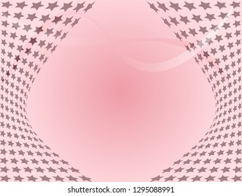 Concept star wavy design. Eps 10 vector background. Gradient mesh included - Vector