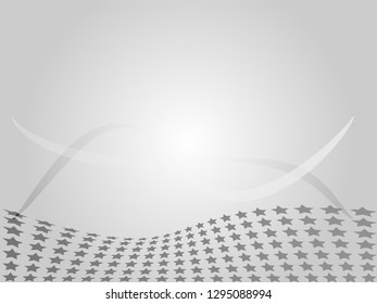 Concept star wavy design. Eps 10 vector background. Gradient mesh included - Vector