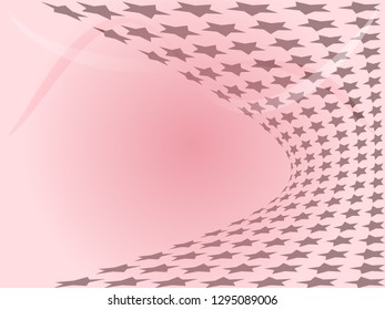 Concept star wavy design. Eps 10 vector background. Gradient mesh included - Vector