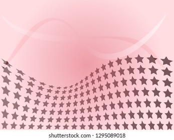 Concept star wavy design. Eps 10 vector background. Gradient mesh included - Vector