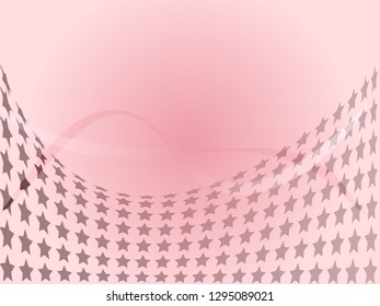 Concept star wavy design. Eps 10 vector background. Gradient mesh included - Vector