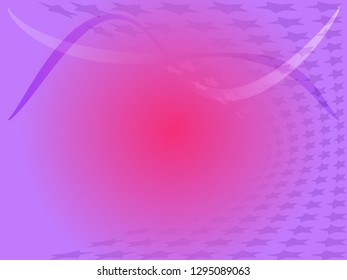 Concept star wavy design. Eps 10 vector background. Gradient mesh included - Vector