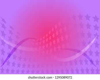 Concept star wavy design. Eps 10 vector background. Gradient mesh included - Vector