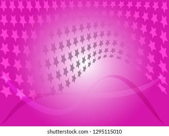 Concept star wavy design. Eps 10 vector background. Gradient mesh included - Vector