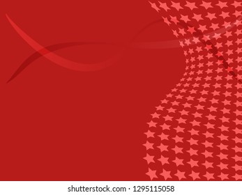 Concept star wavy design. Eps 10 vector background. Gradient mesh included - Vector