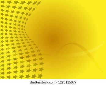 Concept star wavy design. Eps 10 vector background. Gradient mesh included - Vector