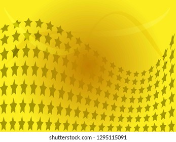 Concept star wavy design. Eps 10 vector background. Gradient mesh included - Vector