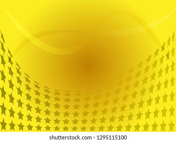 Concept star wavy design. Eps 10 vector background. Gradient mesh included - Vector