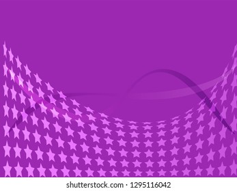 Concept star wavy design. Eps 10 vector background. Gradient mesh included - Vector