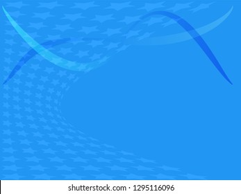 Concept star wavy design. Eps 10 vector background. Gradient mesh included - Vector