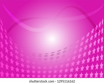 Concept star wavy design. Eps 10 vector background. Gradient mesh included - Vector