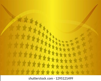 Concept star wavy design. Eps 10 vector background. Gradient mesh included - Vector
