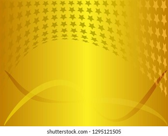 Concept star wavy design. Eps 10 vector background. Gradient mesh included - Vector