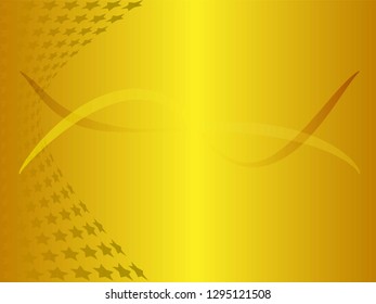 Concept star wavy design. Eps 10 vector background. Gradient mesh included - Vector