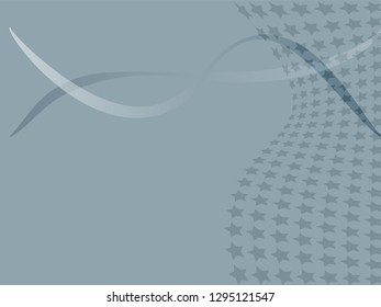 Concept star wavy design. Eps 10 vector background. Gradient mesh included - Vector