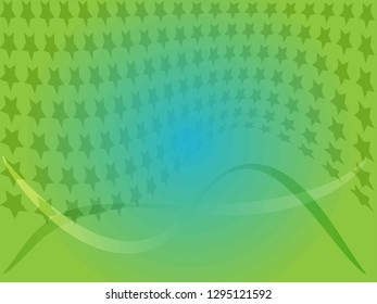 Concept star wavy design. Eps 10 vector background. Gradient mesh included - Vector