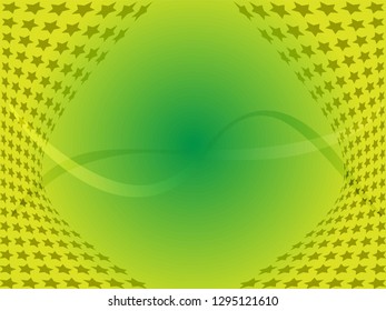 Concept star wavy design. Eps 10 vector background. Gradient mesh included - Vector
