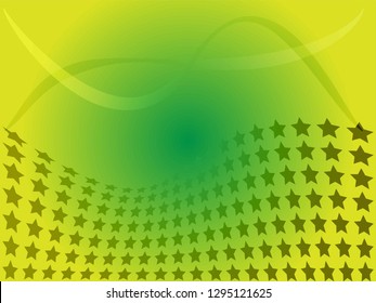 Concept star wavy design. Eps 10 vector background. Gradient mesh included - Vector