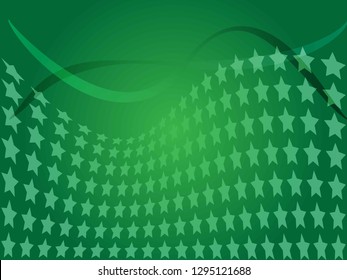 Concept star wavy design. Eps 10 vector background. Gradient mesh included - Vector