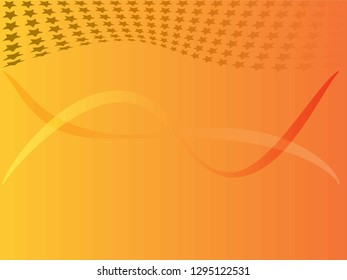 Concept star wavy design. Eps 10 vector background. Gradient mesh included - Vector