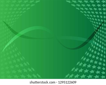 Concept star wavy design. Eps 10 vector background. Gradient mesh included - Vector