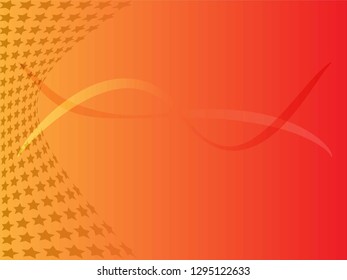 Concept star wavy design. Eps 10 vector background. Gradient mesh included - Vector