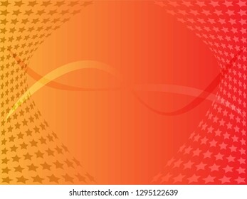 Concept star wavy design. Eps 10 vector background. Gradient mesh included - Vector