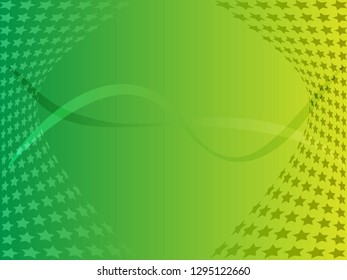Concept star wavy design. Eps 10 vector background. Gradient mesh included - Vector