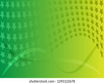 Concept star wavy design. Eps 10 vector background. Gradient mesh included - Vector