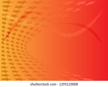 Concept star wavy design. Eps 10 vector background. Gradient mesh included - Vector