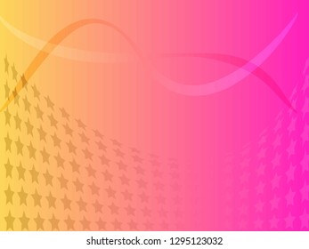 Concept star wavy design. Eps 10 vector background. Gradient mesh included - Vector