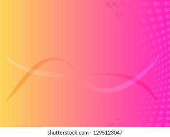 Concept star wavy design. Eps 10 vector background. Gradient mesh included - Vector