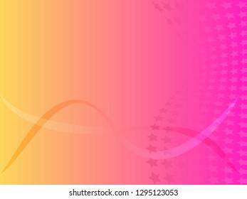 Concept star wavy design. Eps 10 vector background. Gradient mesh included - Vector