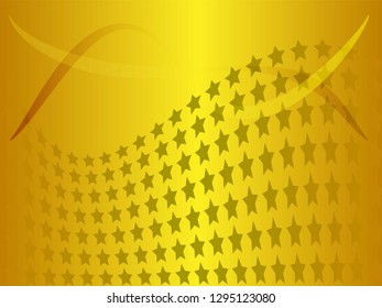 Concept star wavy design. Eps 10 vector background. Gradient mesh included - Vector