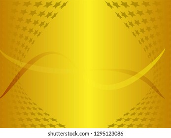 Concept star wavy design. Eps 10 vector background. Gradient mesh included - Vector