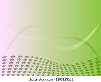 Concept star wavy design. Eps 10 vector background. Gradient mesh included - Vector