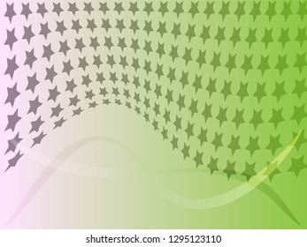 Concept star wavy design. Eps 10 vector background. Gradient mesh included - Vector