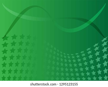 Concept star wavy design. Eps 10 vector background. Gradient mesh included - Vector