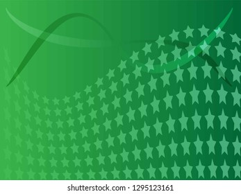 Concept star wavy design. Eps 10 vector background. Gradient mesh included - Vector
