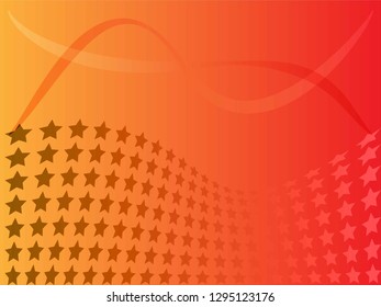 Concept star wavy design. Eps 10 vector background. Gradient mesh included - Vector